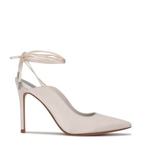 Feya Ankle Wrap Dress Pumps - Size 7 - Nine West, wedding shoes, bride